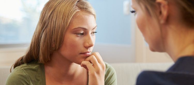 Young woman receives personal counselling